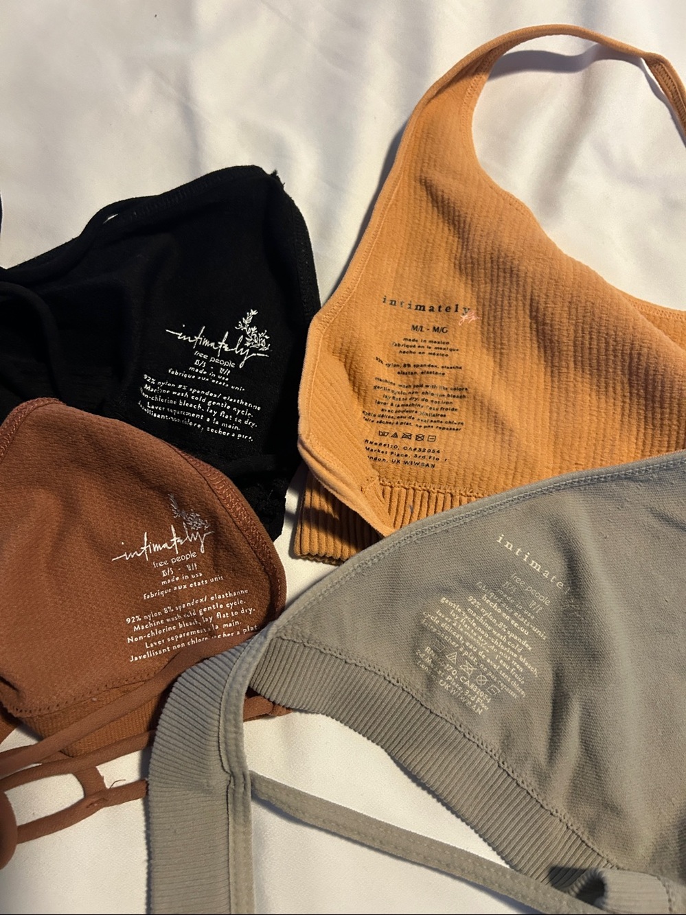 4 Intimately Free People Bralettes - Picture 2 of 7